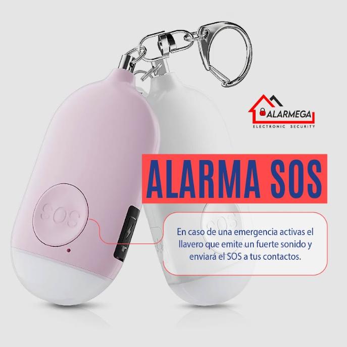 Alarma Personal Sonido Seguro 1 Paquete Llavero Alarma - Temu Chile