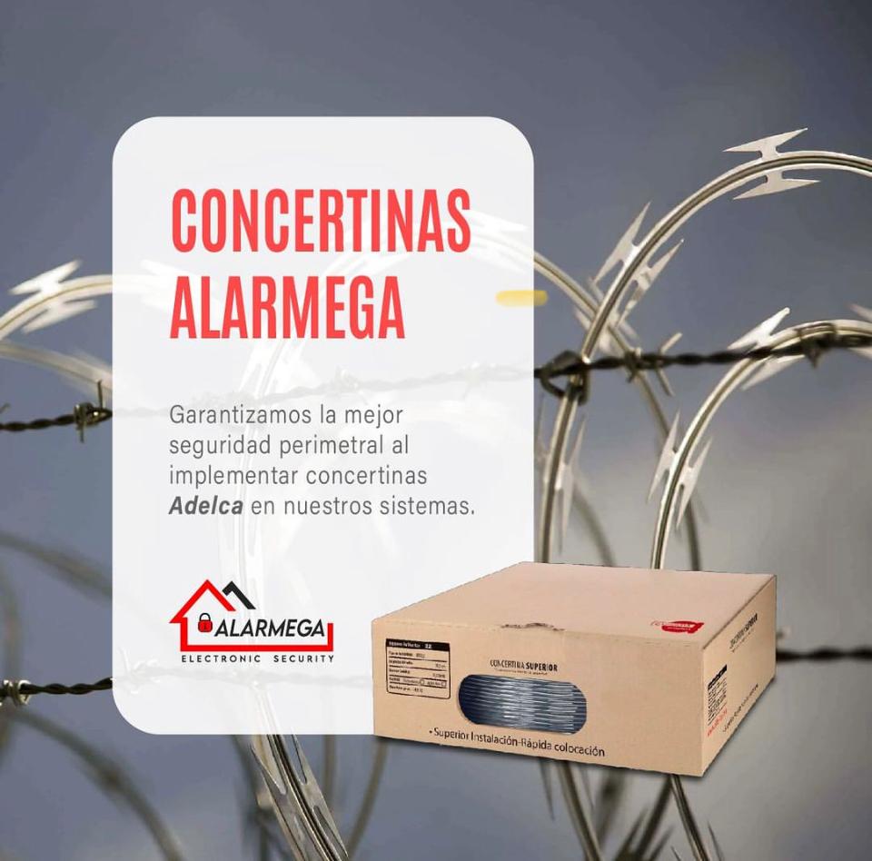 CONCERTINAS GALVANIZADAS - Alarmega