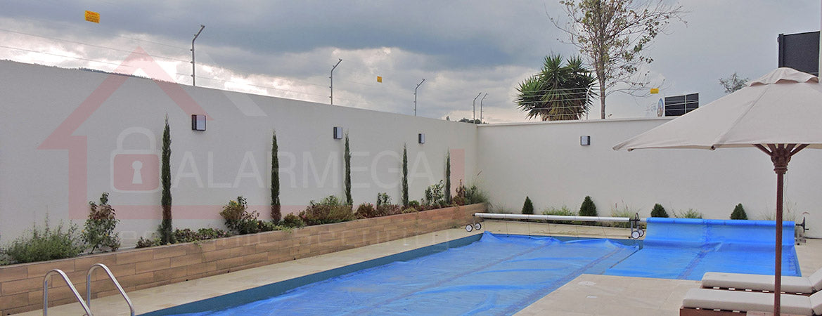 cerca eléctrica piscina conjunto residencial los valles quito ecuador
